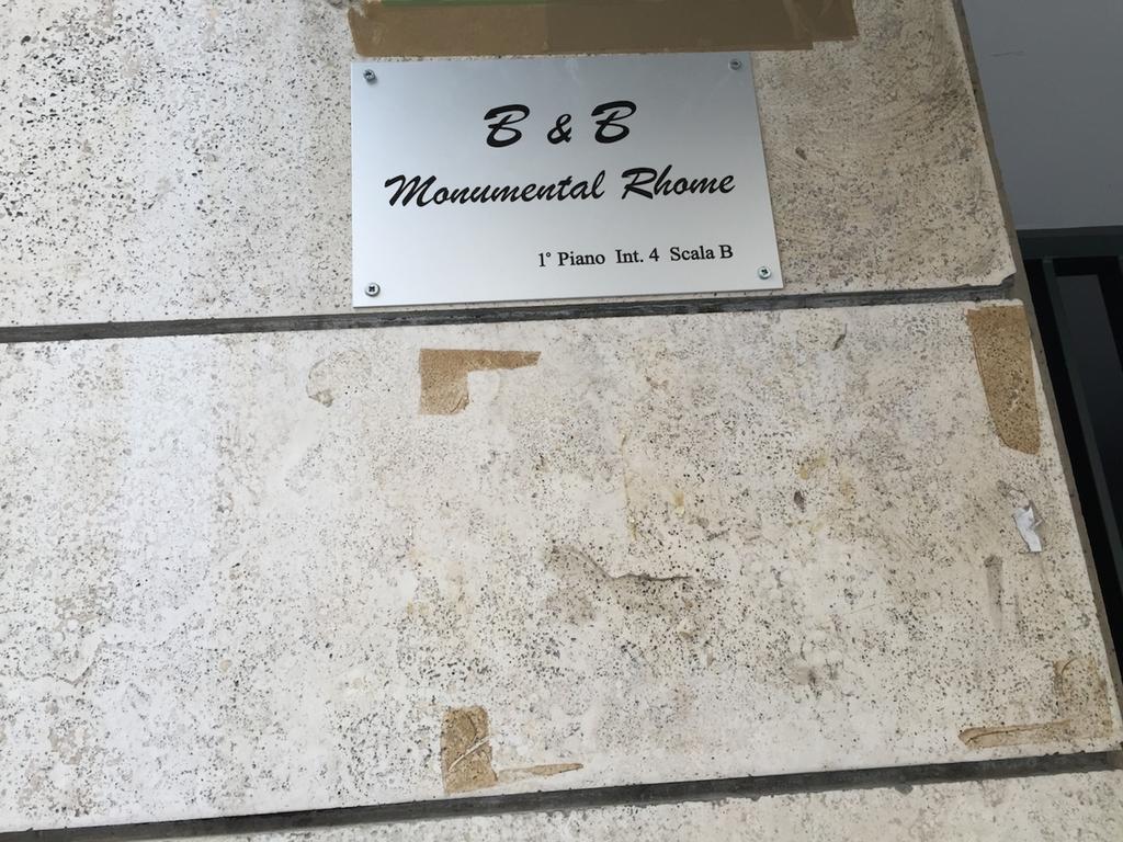 B&B Monumental Rhome Rom Exterior foto